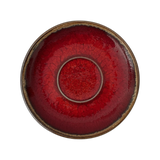 Filiżanka 100ml Bel Kera plus spodek 11 cm, kolor rubin