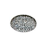 Taca z polipropylenu 36cm, okrągła, wzór Lampart