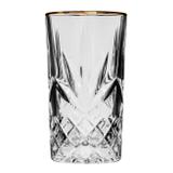 Szklanka wysoka Paris Prestige Line 355ml, złoty rant