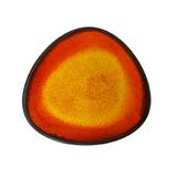 Talerz płytki 30cm KERA Delta, kolor bursztyn