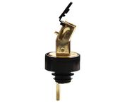 Nalewak plastikowy Pour & Seal z klapką, kolor złoty