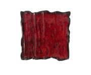 Talerz kwadratowy 14x14cm KERA Moku, kolor rubin