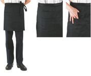 Zapaska kelnerska (fartuch) z kieszonką 80x60cm, czarna