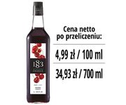 Syrop 1883 Routin Wiśnia, szklana butelka 1L