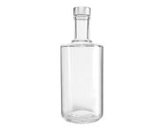 Butelka szklana z zakrętką (GPI) BRASS 500ml, okrągła