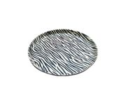 Taca z polipropylenu 36cm, okrągła, wzór Zebra