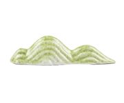 Podstawka na łyżeczkę (Chasaku) do herbaty matcha, jasno zielona