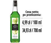 Syrop 1883 Routin Zielone Jabłko, szklana butelka 1L