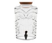 Słój Tiki 7,6L ze stalowym kranikiem i drewnianą pokrywą