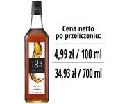 Syrop 1883 Routin Rum, szklana butelka 1L