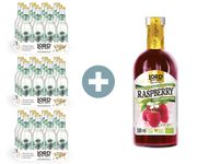 Lord of Taste, zestaw promocyjny - 36x Premium Elderflower Tonic Water + Smooth Premium Puree Lord of Taste Malina 500ml GRATIS