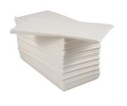 Serwetki cocktailowe, 33x33cm, składane 1/8, białe, 250szt