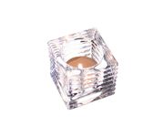 Świecznik Tealight Holder Square przeźroczysty 5,5cm