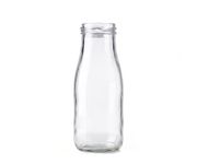 Butelka szklana 320ml do lemoniady, milk shaków, smoothies, kwadratowa