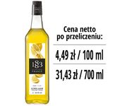 Syrop 1883 Routin Żółta Cytryna, szklana butelka 1L