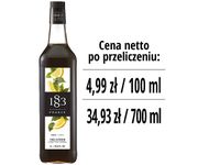 Syrop 1883 Routin Herbata Mrożona Cytrynowa, szklana butelka 1L