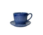 Filiżanka 350ml Bel Kera plus spodek 15cm, kolor szafir