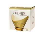 Chemex filtry papierowe kwadratowe Brazowe - 6, 8, 10 filiżanek