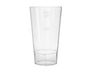 Szklanka plastikowa wysoka z poliwęglanu Semi Glass Conic Line 400ml (cechy 200ml/300ml/330ml)