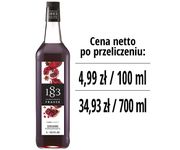 Syrop 1883 Routin Granat, szklana butelka 1L