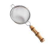 Sitko strainer do herbaty matcha, stal nierdzewna, rączka bambusowa