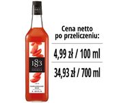 Syrop 1883 Routin Różowy Grejpfrut, szklana butelka 1L