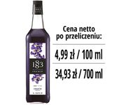 Syrop 1883 Routin Fiołek, szklana butelka 1L