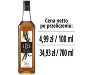 Syrop 1883 Routin Francuska Wanilia, szklana butelka 1L