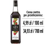 Syrop 1883 Routin Herbata Mrożona Malinowa, szklana butelka 1L