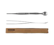 Pinceta, szczypce do owoców APS Ginza z łyżką barmańską, stal nierdzewna 27cm