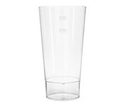 Szklanka plastikowa wysoka z poliwęglanu Semi Glass Conic Line 600ml (cechy 400ml/500ml)