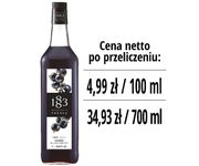 Syrop 1883 Routin Czarna Porzeczka, szklana butelka 1L