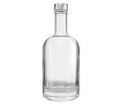 Butelka szklana z zakrętką (GPI) DAFT 700ml, okrągła, grube dno