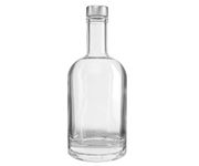 Butelka szklana z zakrętką (GPI) DAFT 700ml, okrągła, grube dno