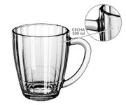 Szklanka do zimowej herbaty Panel Economy Line 600ml (cecha 500ml)