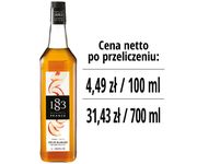 Syrop 1883 Routin Biała Brzoskwinia, szklana butelka 1L