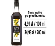 Syrop 1883 Routin Herbata Mrożona Mango, szklana butelka 1L