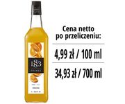 Syrop 1883 Routin Pomarańcza, szklana butelka 1L