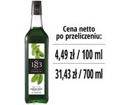 Syrop 1883 Routin Mięta Zielona, szklana butelka 1L