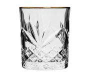 Szklanka niska Paris Prestige Line 310ml, złoty rant