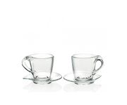 Filiżanka do cappucino Happy RCR 260ml ze spodkiem (zestaw 2szt.)