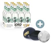 Lord of Taste, zestaw promocyjny - 12x Premium Elderflower Tonic Water + Forma do kuli lodowej 45mm GRATIS