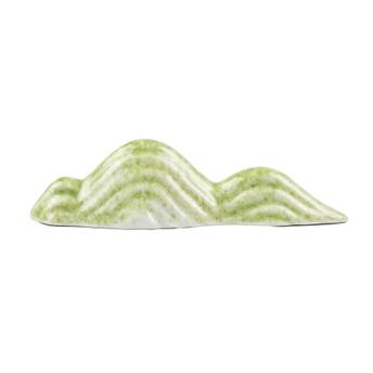 Podstawka na łyżeczkę (Chasaku) do herbaty matcha, jasno zielona