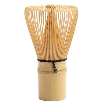Bambusowa miotełka do herbaty matcha Chasen trzepaczka, pędzel 120 wąsów, bambusowa jasna