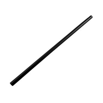 Słomki Rurki cocktailowe biodegradowalne Jumbo, czarne, 25cm, 250szt