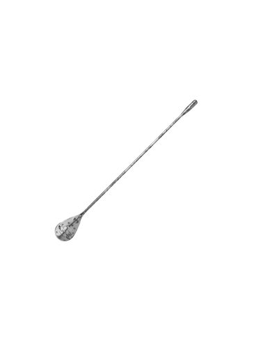 Łyżka barmańska Teardrop, stal nierdzewna, 30cm, wzór Tiki