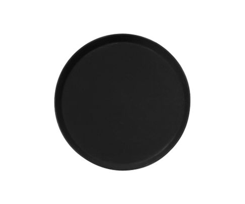 Taca antypoślizgowa z włókna szklanego, okrągła, 36cm, czarna