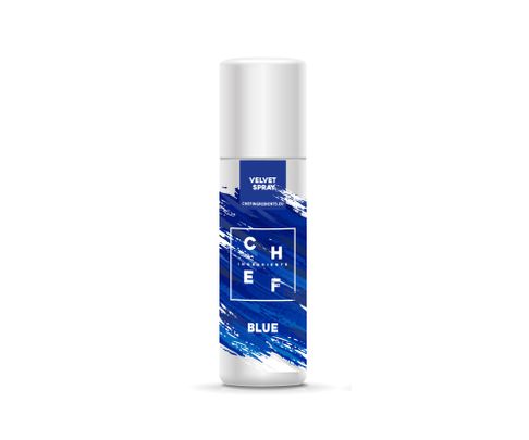 Barwnik zamszowy w sprayu Chef Ingredients (Velvet Spray) - niebieski 250ml