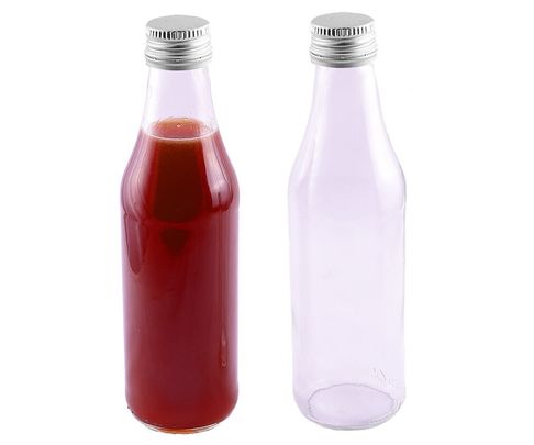 Szklana butelka 255ml, średnica 5,5cm, wysokość 19cm (bez zakrętki)