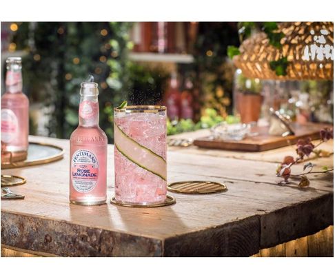 Martini Bianco - Fentimans Rose Lemonade Cocktail